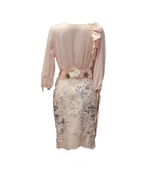 VESTIDO ARIANA  CORTO ROSA  MARIA LAGO