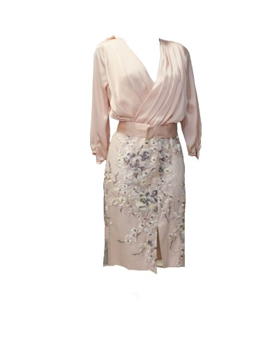 VESTIDO ARIANA  CORTO ROSA  MARIA LAGO
