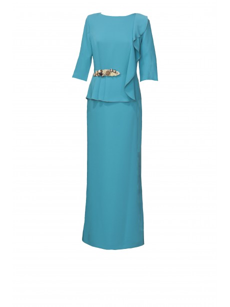 VESTIDO MAYKA LARGO MOURINO