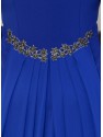 VESTIDO LISBOA  LARGO AZUL KLEIN   ESTHEFAN