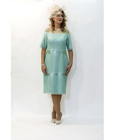 CONJUNTO CHAQUETA Y VESTIDO MIDI CORTO   ZEILAN