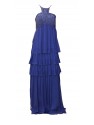 VESTIDO ESPAÑA LARGO AZUL CABOTINE