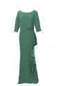 VESTIDO SUIZA LARGO VERDE  RAFFAELO