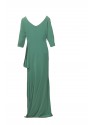 VESTIDO SUIZA LARGO VERDE  RAFFAELO