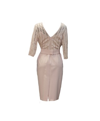 VESTIDO ALEXA  MIDI NUDE   ROLE MOLE