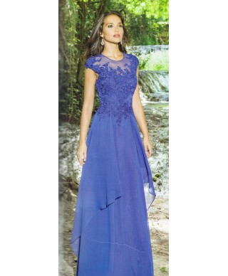 VESTIDO AIDA LARGO ROJO  X&M