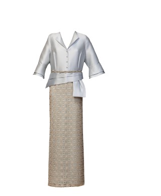 VESTIDO JESSICA  LARGO MOURIÑO
