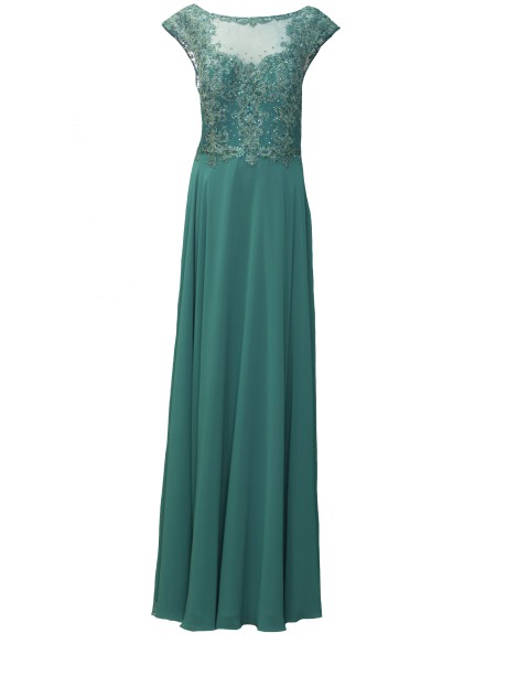 VESTIDO CARYS LARGO VERDE X&M