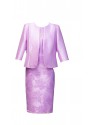 VESTIDO CON CHAQUETA  CORTO MALVA  NATIVIDAD JIMENEZ