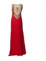 VESTIDO VALENTINA  LARGO ROJO    NURIBEL