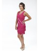 VESTIDO DE FIESTA CORTO ViVER FUCSIA