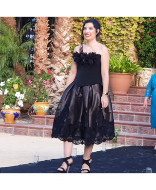 VESTIDO CHELO CORTO MARRON    VICKY MARTIN BERROCAL
