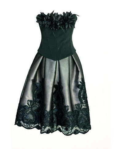 VESTIDO CHELO CORTO MARRON    VICKY MARTIN BERROCAL