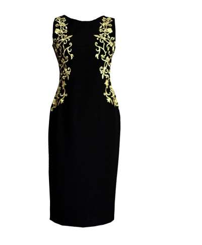 VESTIDO ZAFRA NEGRO  NURIBEL