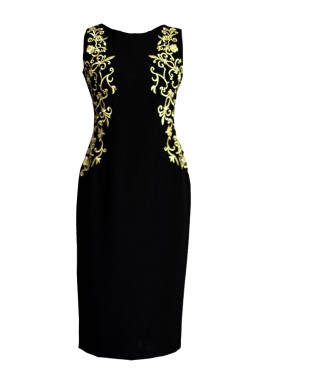 VESTIDO ZAFRA NEGRO  NURIBEL