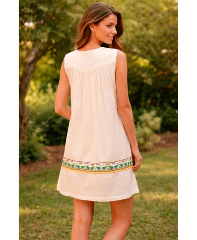 VESTIDO MANBO   BLANCO CORTO   CAPICUA