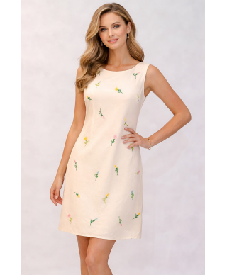 VESTIDO DE FIESTA FELISA  CORTO BLANCO CAPICUA