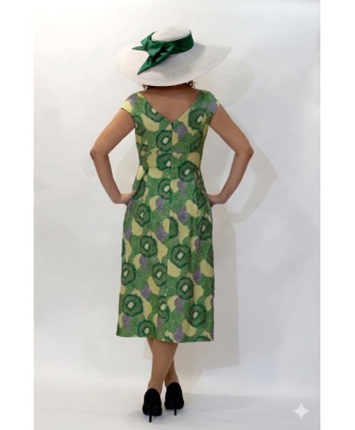 VESTIDO ESHA  MIDI ESTAMPADO   CABOTINE