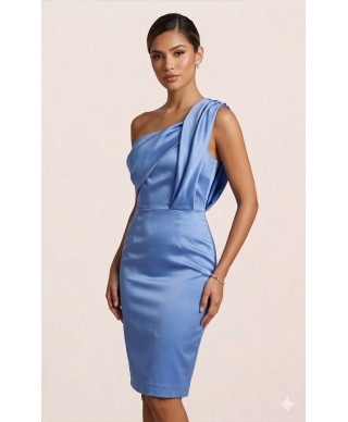 VESTIDO DE FIESTA FLORA  CORTO  NARANJA DE INVITADA    CHERUBINA