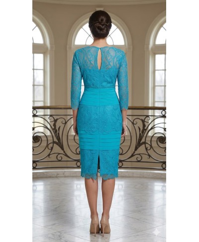 VESTIDO DE FIESTA   CORTO  NOEMI VERDE AGUA   CABOTINE