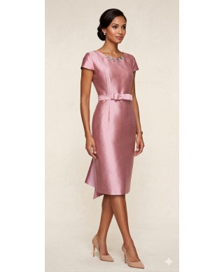 VESTIDO DE FIESTA  ERIK    CORTO ROSA    MOURIÑO