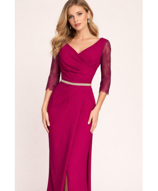 VESTIDO DE FIESTA MIRELLA   LARGO LILA DE INVITADA CAPICUA
