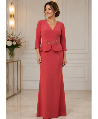 VESTIDO DE FIESTA LARGO  ZOZAIRA DE MADRINA  EVASSE