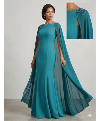 VESTIDO DE FIESTA JAYDY  LARGO VERDE O ROJO DE INVITADA  X&M