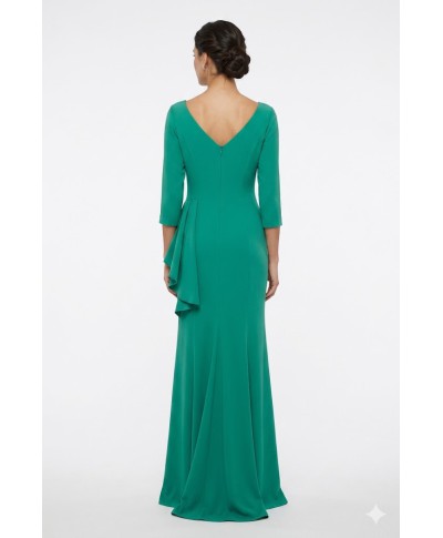 VESTIDO DE FIESTA  LARGO MANUELA  VERDE  DE MADRINA  RAFFAELO